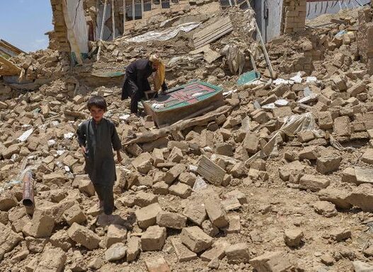 The death toll from the earthquake in Afghanistan